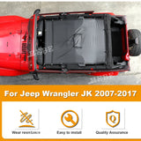 Roof Sunshade Cover Mat for Jeep Wrangler JK 2007-2017 Car Interior Accessory HEBE
