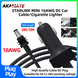 Car Interior Accessory Power Cord for Starlink Mini Car Interior Accessory AKAMATE