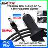Car Interior Accessory Power Cord for Starlink Mini