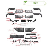 Trunk Window Rack Storage for Suzuki Jimny 2007-Up Car Interior Accessory HEBE