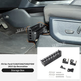 Under-Seat Storage Box Alloy for Ford F150 2015-2026 Car Interior Accessory HEBE