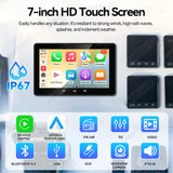 7inch Wireless CarPlay Android Auto Radio for RV ATV UTV Android Head Unit OEM