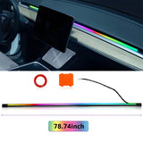 200cm RGB Ambient Light for Car Windshield LED Ambient Light MAGIC COLORM 200cm 78.74in