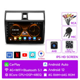 9-Inch Android Head Unit with Wireless CarPlay for Suzuki Swift