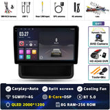 Android 15 Multimedia GPS Player for Renault Trafic 2
