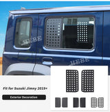 Aluminum Rear Window Trim Cover for Suzuki Jimny 2019 Car Interior Accessory HEBE