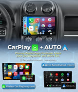 2K QLED Android Head Unit for Jeep Compass Patriot 2010–2016 Android Head Unit RSNAVI