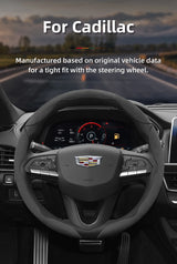 Anti-Slip Suede Wheel Cover for Cadillac CT5 Car Interior Accessory Hocasen