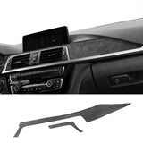 Suede for BMW F30 F32 F34 center console dashboard trim sticker Car Interior Trim OEM