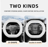 Peugeot Long Plush Warm Non-Slip Steering Wheel Cover