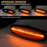 Dynamic LED Side Marker Light for Peugeot/Citroen Car Interior Accessory iJDM