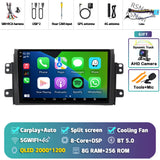 2K QLED Android 15 Multimedia Head Unit for Suzuki SX4 2006-2013