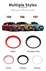 Door Speaker Trim Ring Covers for Mini Cooper F55 F56 Car Interior Accessory GMUNI