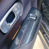 For Leapmotor C10 C16 Car Window Lift Switch Panel Cover Carbon Fiber Pattern Scratch-resistant Interior Decoration Accessori