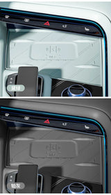 For Zeekr 001 Car Center Console Wireless Charging Mat Silicone Anti Slip Scratch-resistant Pad Interior Accessories