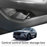 Lincoln Nautilus 2024 2025 Center Console Storage Box Car Central Lower Layer Tray TPE Organizer Accessories Tidying Center C