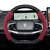 GWM Suede Matte Carbon Fiber Steering Wheel Cover