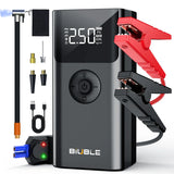 Car Tire Air Compressor, Battery Jump Starter Kit, 1500A Heavy-Duty Portable Emergency Car Jump Starter