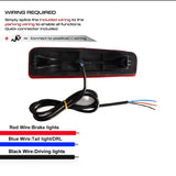 LED Rear Bumper Reflector Light Trim for Honda Accord 13-15 Car Interior Accessory iJDM