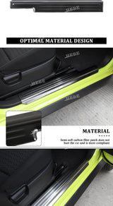 Door Sill Threshold Cover for Suzuki Jimny 2019-2025 Car Interior Accessory HEBE