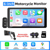 6 Inch Motorcycle GPS DVR with Quick Release Bracket