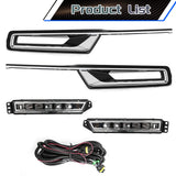 LED White Daytime Running Lights for Honda Fit 2019-2024 LED Ambient Light MAGIC COLORM LED White