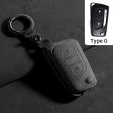 Suede Cars Key Case Cover For Toyota Auris Corolla Reiz Avensis Rav4 Levin Camry Verso Yaris Scion Aygo Protector Keychain Shell