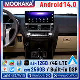 12.3" Android 13 Multimedia Head Unit for Land Cruiser Prado 2014–2017 Android Head Unit Aotsr 6GB 128GB ROM Eight Core