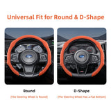 Steering Wheel Cover Suede for Subaru Outback Forester Car Interior Accessory Hocasen