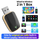 2in1 Wireless CarPlay Adapter for Original Car Radios