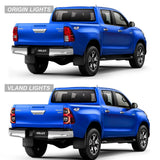 LED Tail Lights Smoked for Toyota Hilux 2015-2022 LED Ambient Light Vland