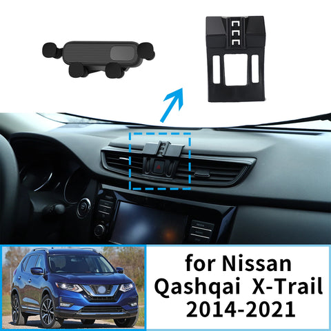 Wireless Charging Phone Mount for Nissan Qashqai X-Trail Car Phone Holder CATUSIKI