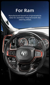 Carbon Fiber Cover for Ram 1500 2500 Quick Release Car Interior Accessory Hocasen