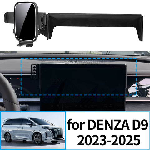 Smart Wireless Charging Phone Mount for Denza D9 2023–2025 Car Phone Holder CATUSIKI