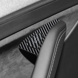 For Tesla Model 3 (2019-2022)/Modely (2019~) Car Door Switch Button Anti Scratch Trim Sticker Carbon Fiber Interior Accessori