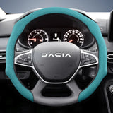 Premium Suede Snap-On Steering Wheel Cover for Dacia