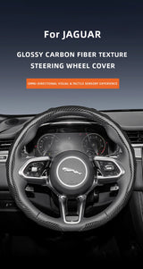 Jaguar Sport Carbon Fiber Steering Wheel Cover Car Interior Accessory Hocasen