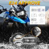Emark Led Headlight for BMW R1200GS 2013-2018 R 1200GS K50 ADV Adventurer BMW GS 1200 Motorcycle Super 12V LED Headlamp Assembly