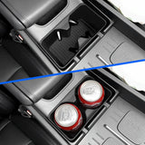 Hyundai Santa Fe 2024 2025 Car Water Cup Holder Anti-Slip Shock-Absorbing Center Console Cup Holder Insert Traying Car Interi