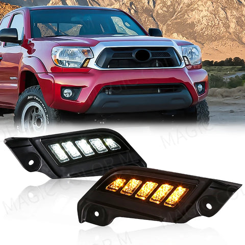 LED DRL White Signal for Toyota Tacoma 2012-2015 Car Interior Accessory MAGIC COLORM
