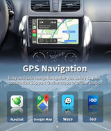 2K QLED Android 15 Multimedia Head Unit for Suzuki SX4 2006-2013