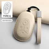 PU Car Remote Key Case Cover Holder Shell for Geely Emgrand X7 EX7 Coolray