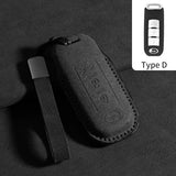 Car Remote Key Case Cover For Trumpchi GAC GS3 GS5 GS6 S7 S9 Empow J11 J12 J13 J14 J15 J16 Suede Car Key Bag Protecter Keychain