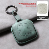 Leather Car Key Case For ZEEKR 001 009 7X - Sheep Suede Protector & Holder