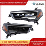 LED Projector Headlights Black for Toyota 4Runner 2014-2024