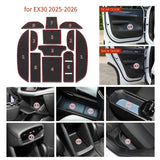 Noctilucent Cup Pads for Volvo EX30 Car Interior Accessory LINGLUYANG