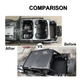 Sunshade Heat Mesh Cover for Jeep Wrangler JL 2018+ Car Interior Accessory HEBE
