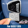 For Geely EX5 Galaxy E5 2024-2026 Car Steering Wheel Button Transparent Protection Sticker Car Logo Sticker Accessories