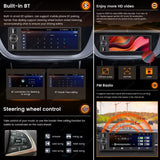 6.28-Inch Single Din Multimedia Player for Universal Vehicles Portable CarPlay Screen JIUYIN