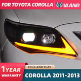 Vland LED DRL Headlights for Toyota Corolla 2011-2013 Car Interior Accessory Vland